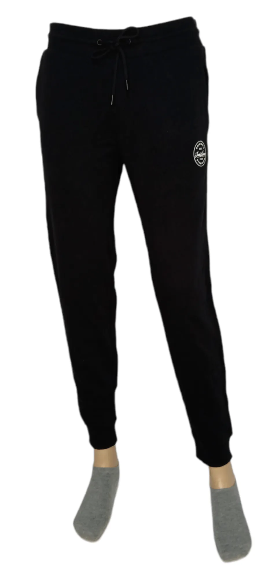 Men - J&J - Jogger Pants (Sweatpants)  -Black