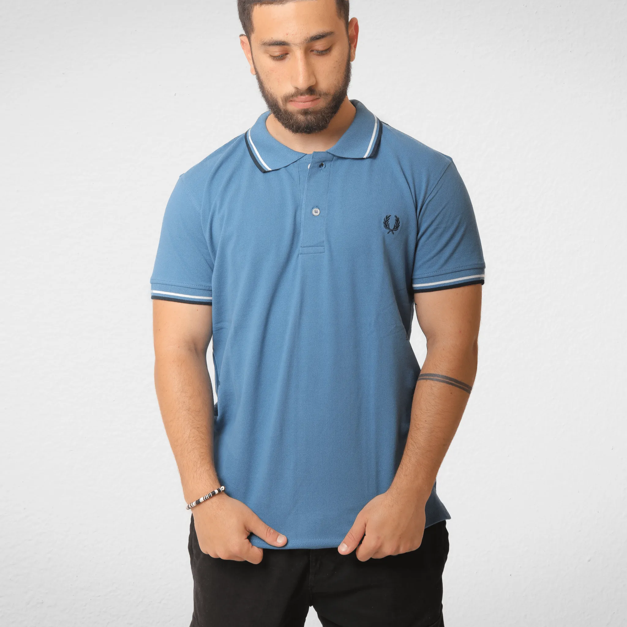 Men Polo Shirt - (تصنيع محلي) - Petrol