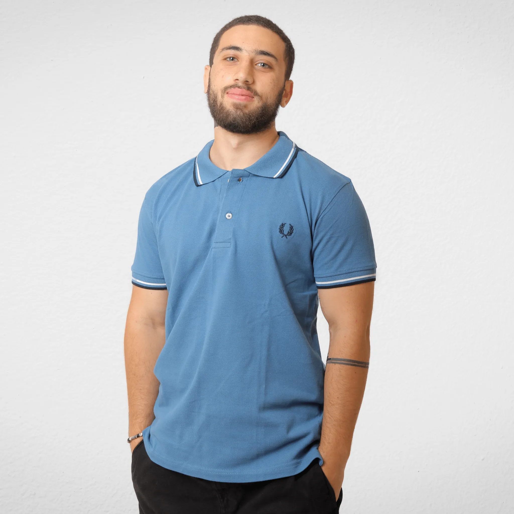 Men Polo Shirt - (تصنيع محلي) - Petrol