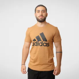 Men T-shirt - Adidas - Coffee