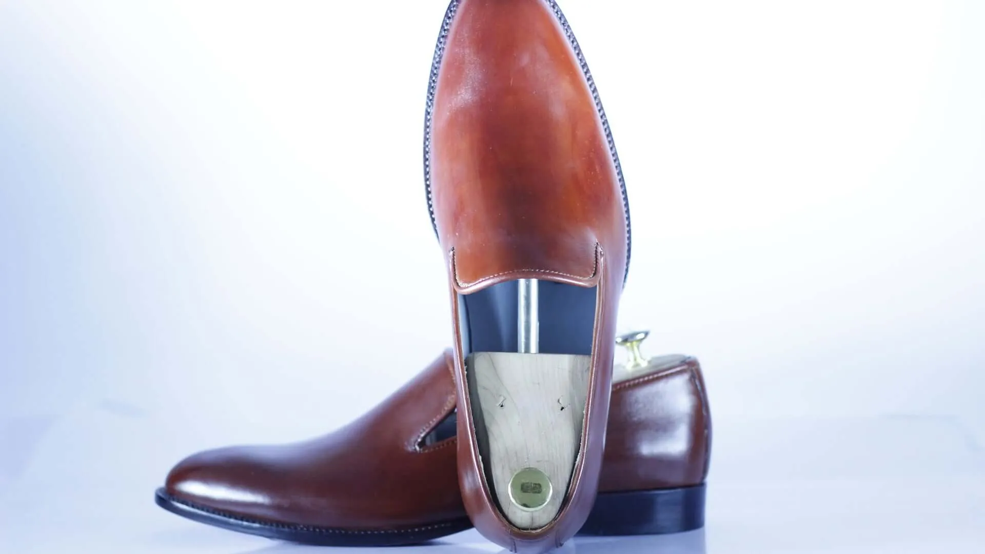 Men's Burgundy Loafer Leather Shoes,Bespoke Men's Fashion Shoes