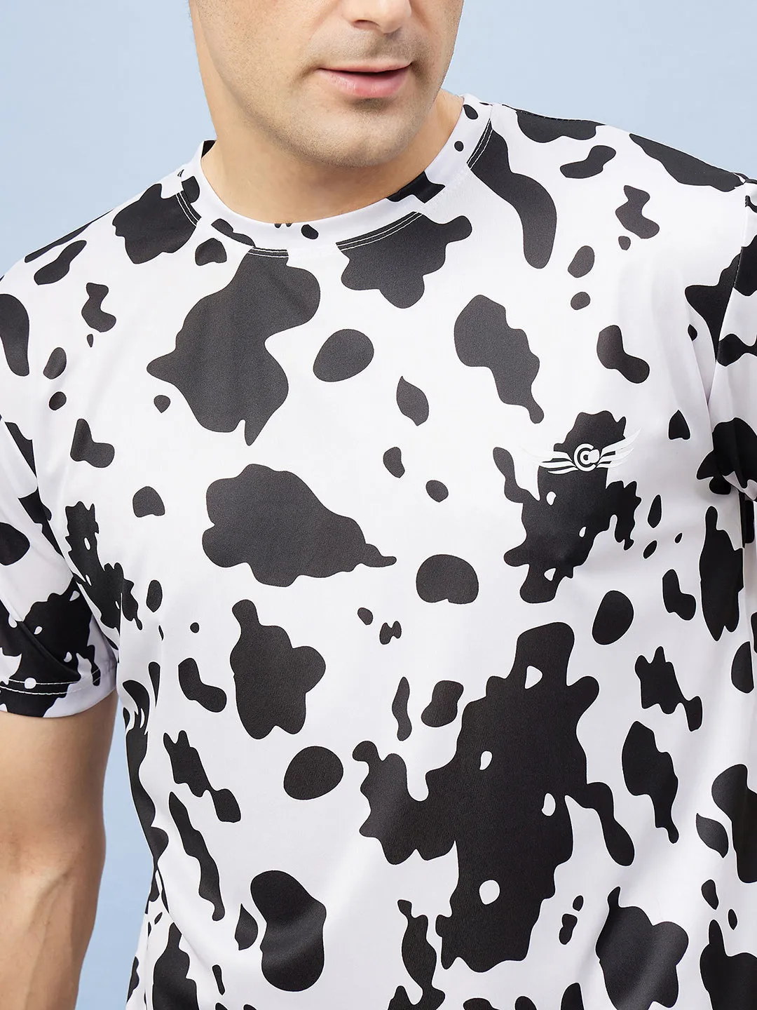 Men's Cow Print Co-ord Set