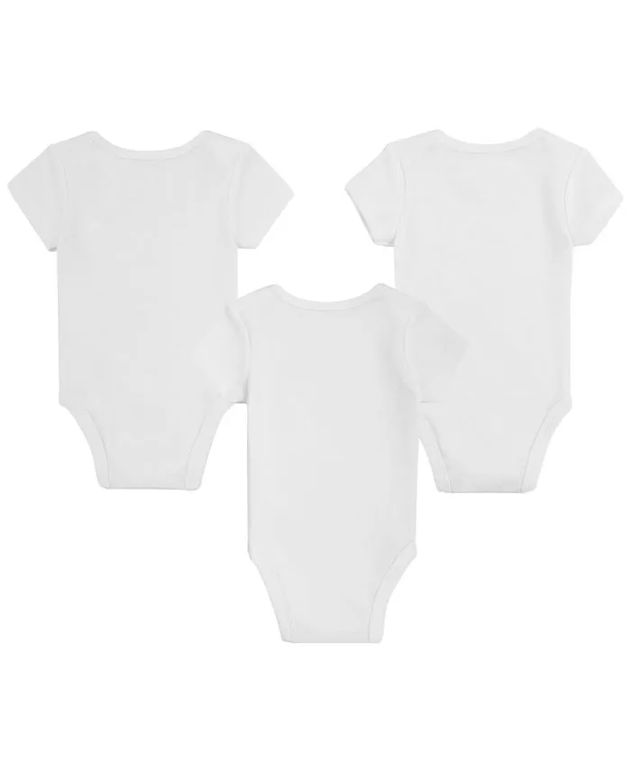 Mini Me Essential bodysuit for boys and girls, 3 pcs. Nike, white