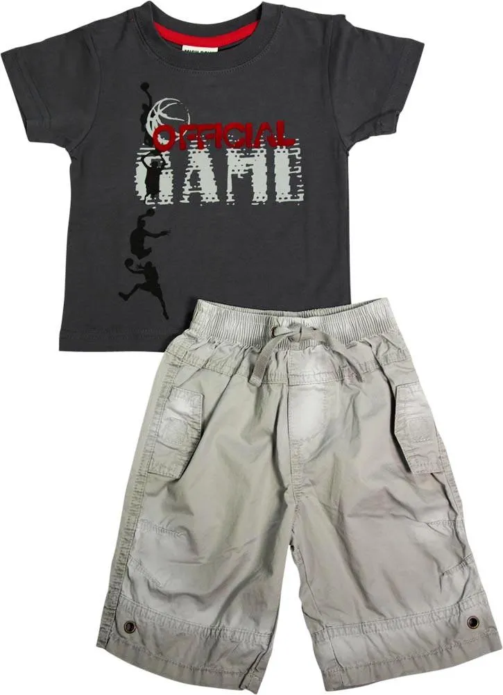 Mish Mish Baby Boys Infant Cotton Short Sleeve Tee Short Sets