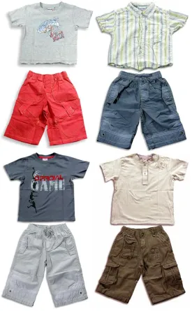 Mish Mish Baby Boys Infant Cotton Short Sleeve Tee Short Sets