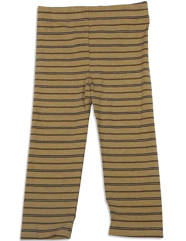 Mulberribush Infant Girls Striped Elastic Waist Leggings Pant Bottoms, 27013