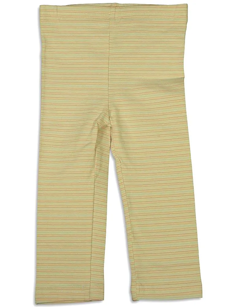 Mulberribush Infant Girls Striped Elastic Waist Leggings Pant Bottoms, 27013