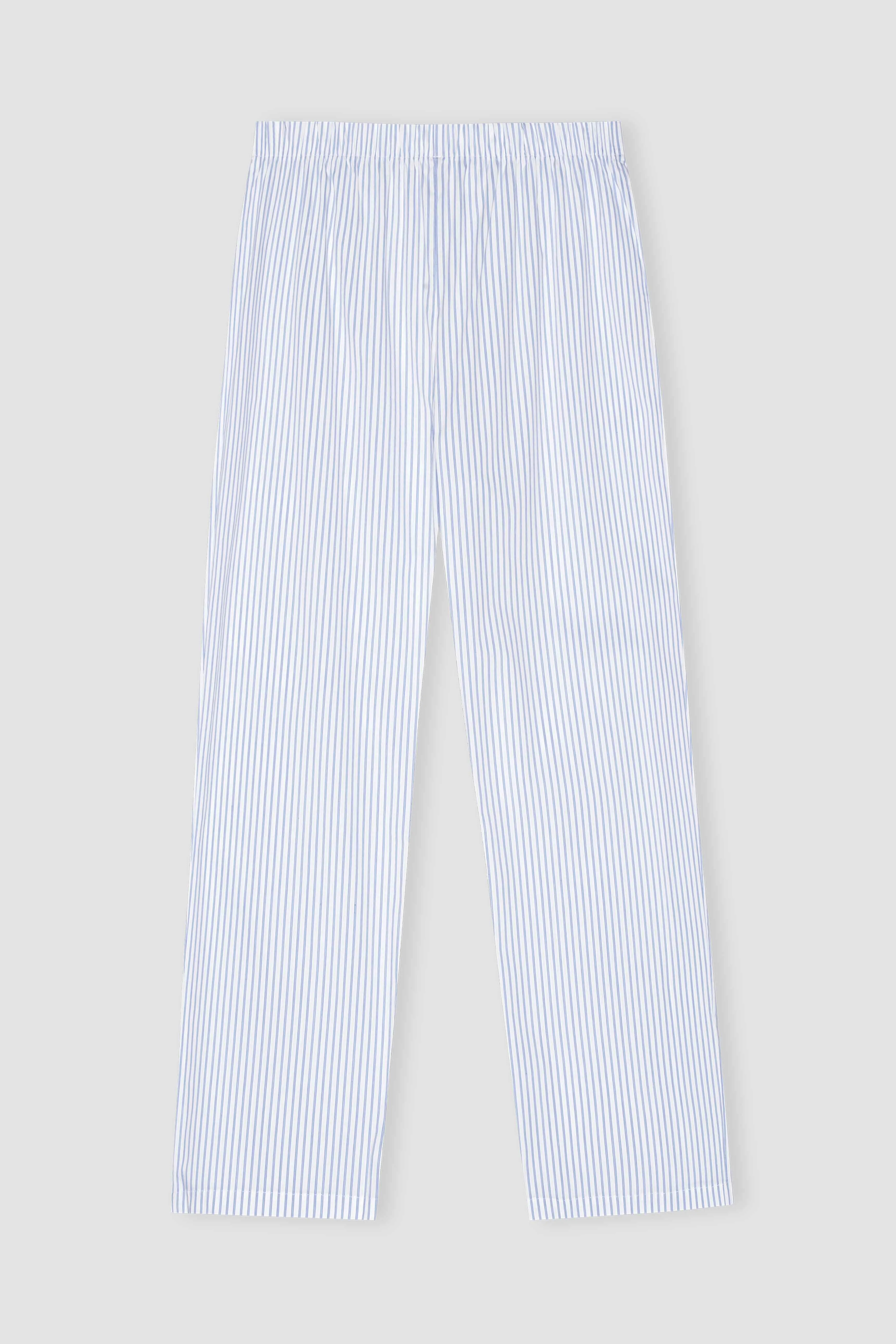 NEEDLE STRIPE PANTS // WHITE & BLUE