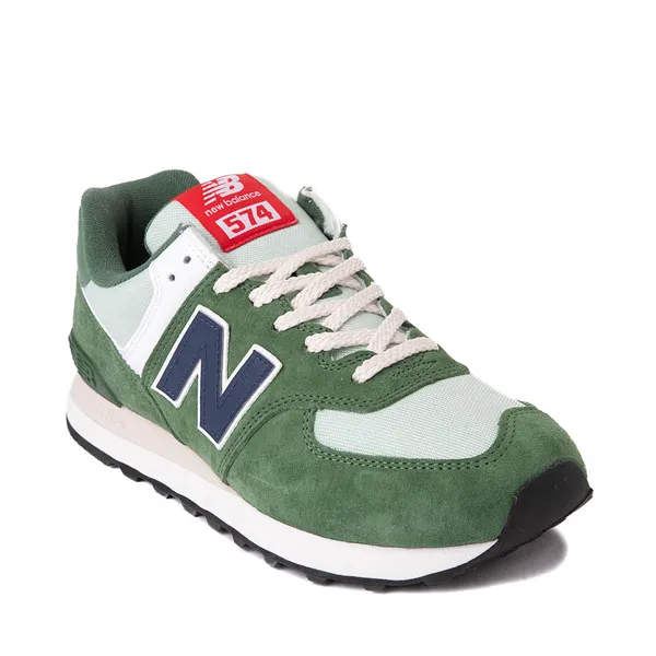 New Balance 574 sneakers, green/navy