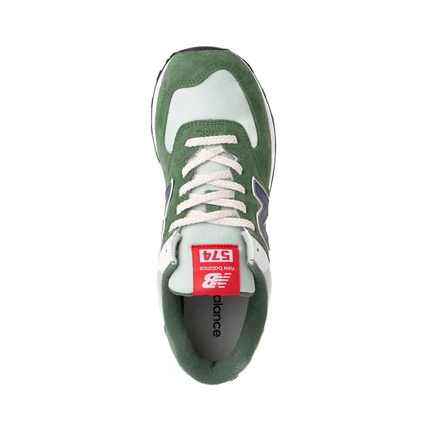 New Balance 574 sneakers, green/navy