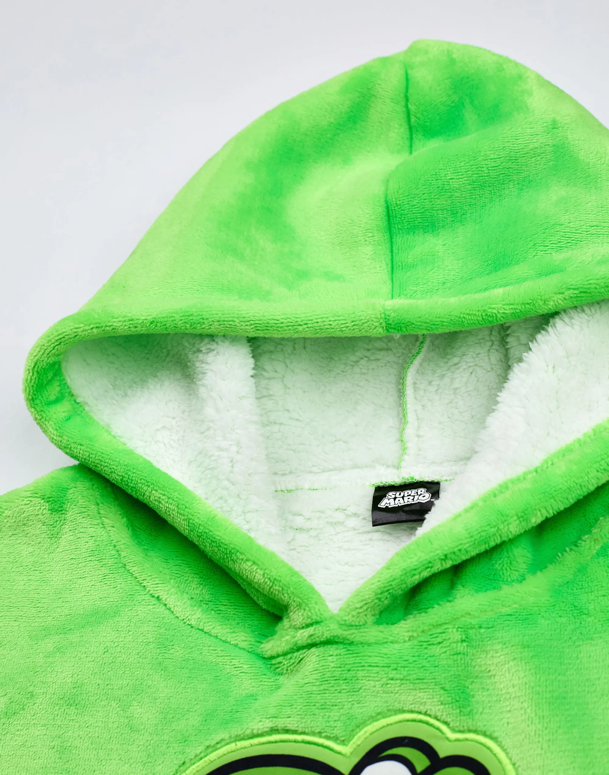 Nintendo Yoshi Unisex Kids Green Blanket Hoodie