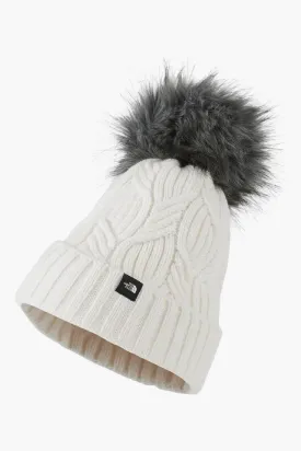 North Face Kids Oh-Mega Pom Pom Hat - Gardenia White