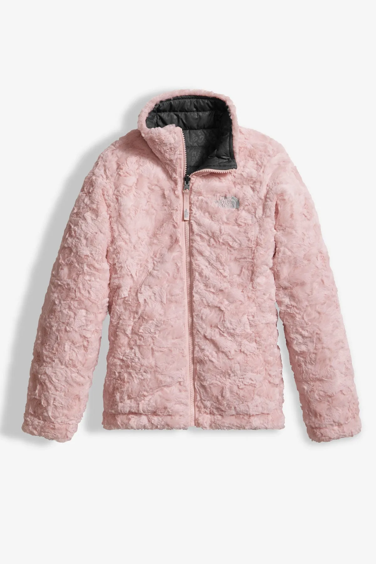 North Face Reversible Mossbud Swirl Girls Jacket (Size 5 left)