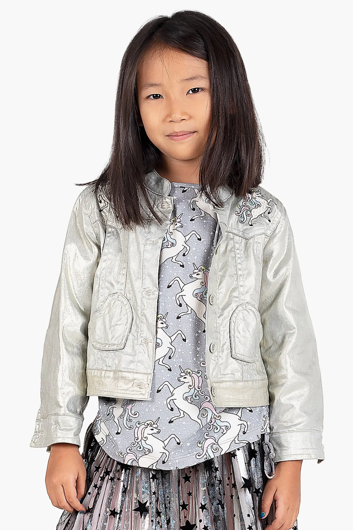 Paper Wings Unicorn Girls Jacket (Size 6 left)