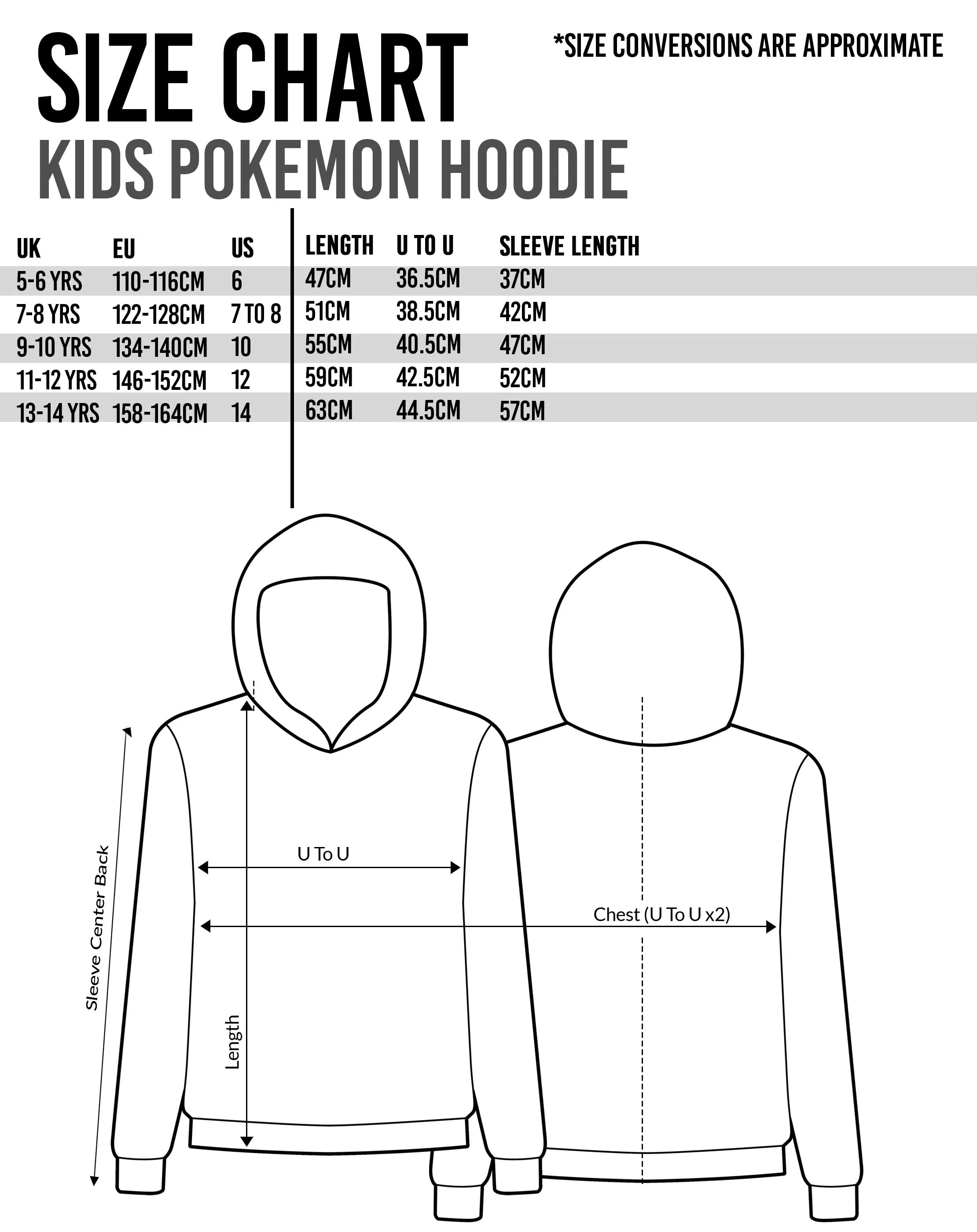 Pokemon Pikachu Face Boys Hoodie - Blue