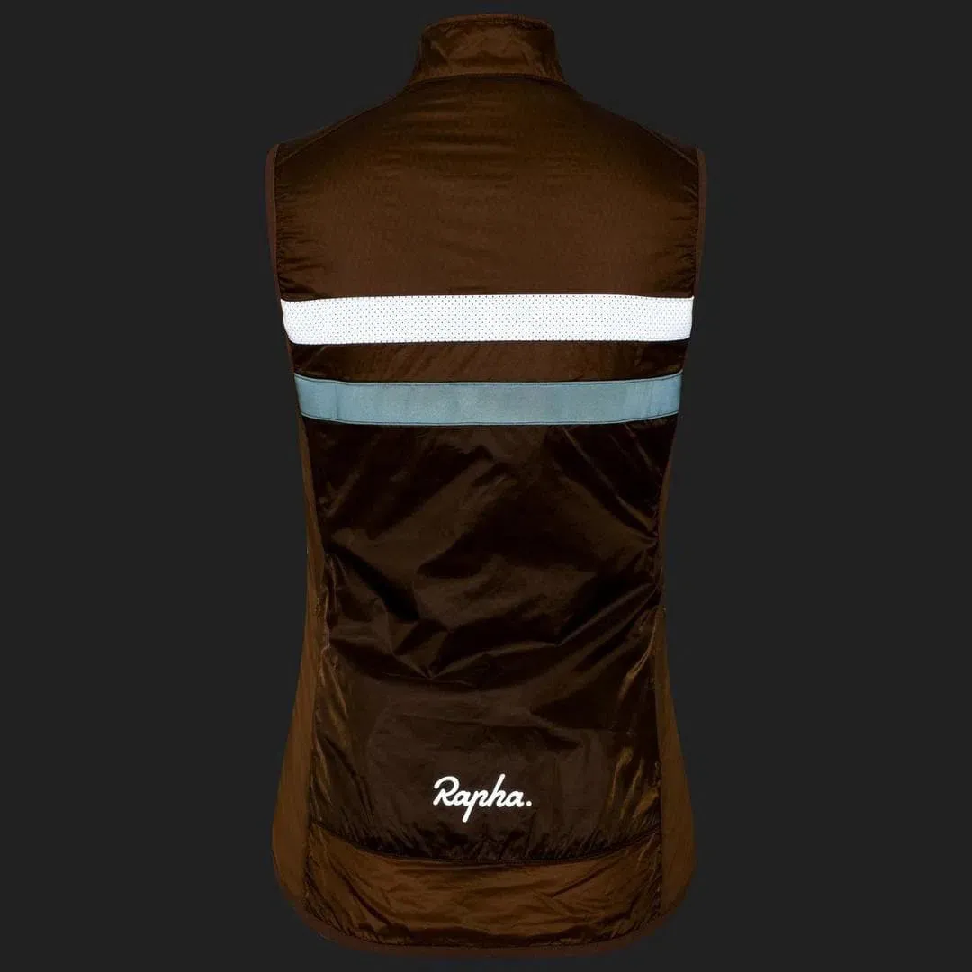 RAPHA Women Brevet Insulated GIlet - Brown