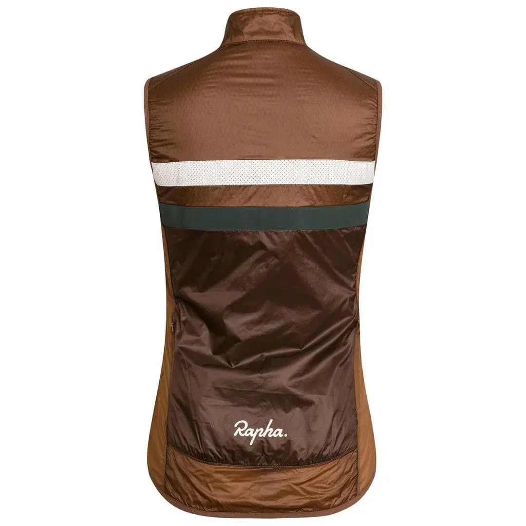 RAPHA Women Brevet Insulated GIlet - Brown