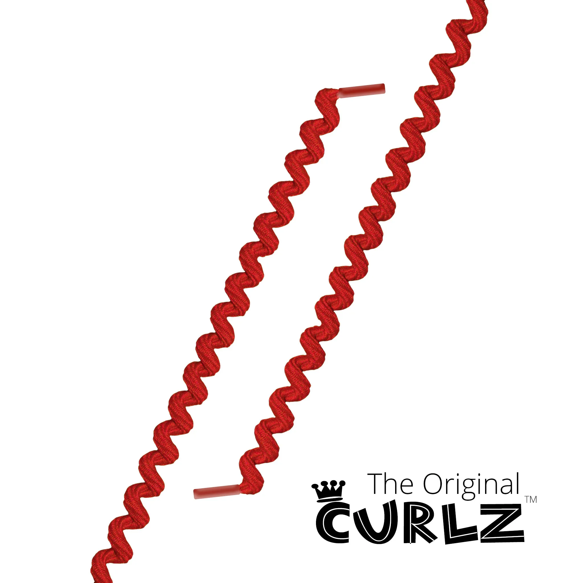 Red Curlz™ No-Tie Lace