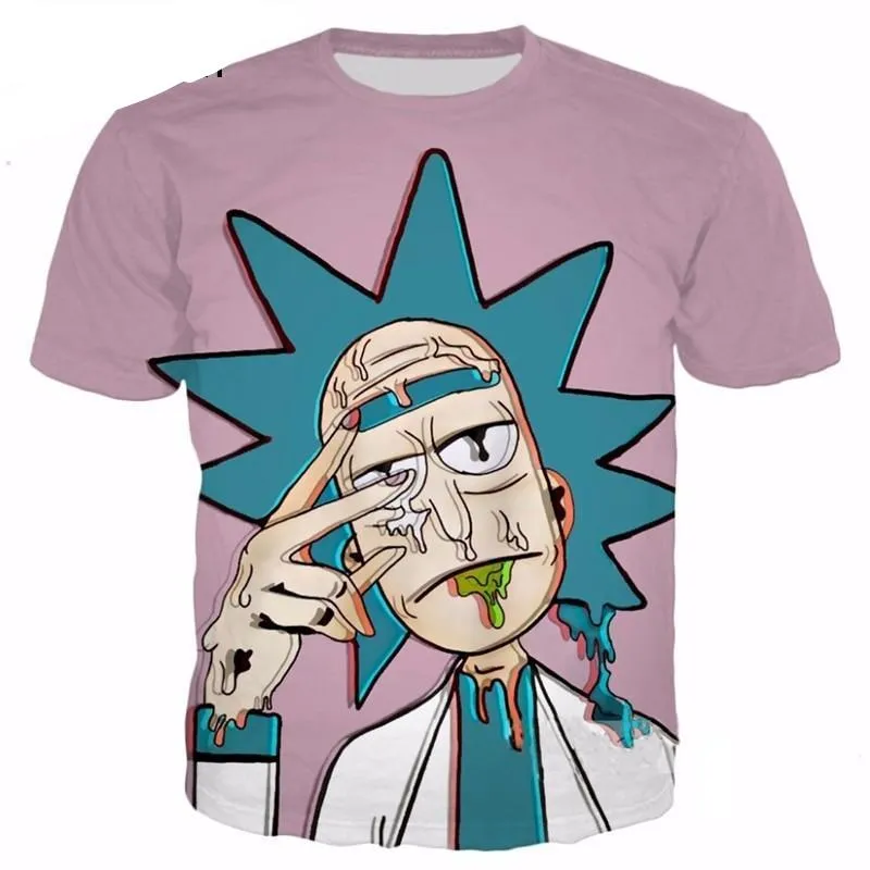 Rick And Morty Unisex 3D Tees