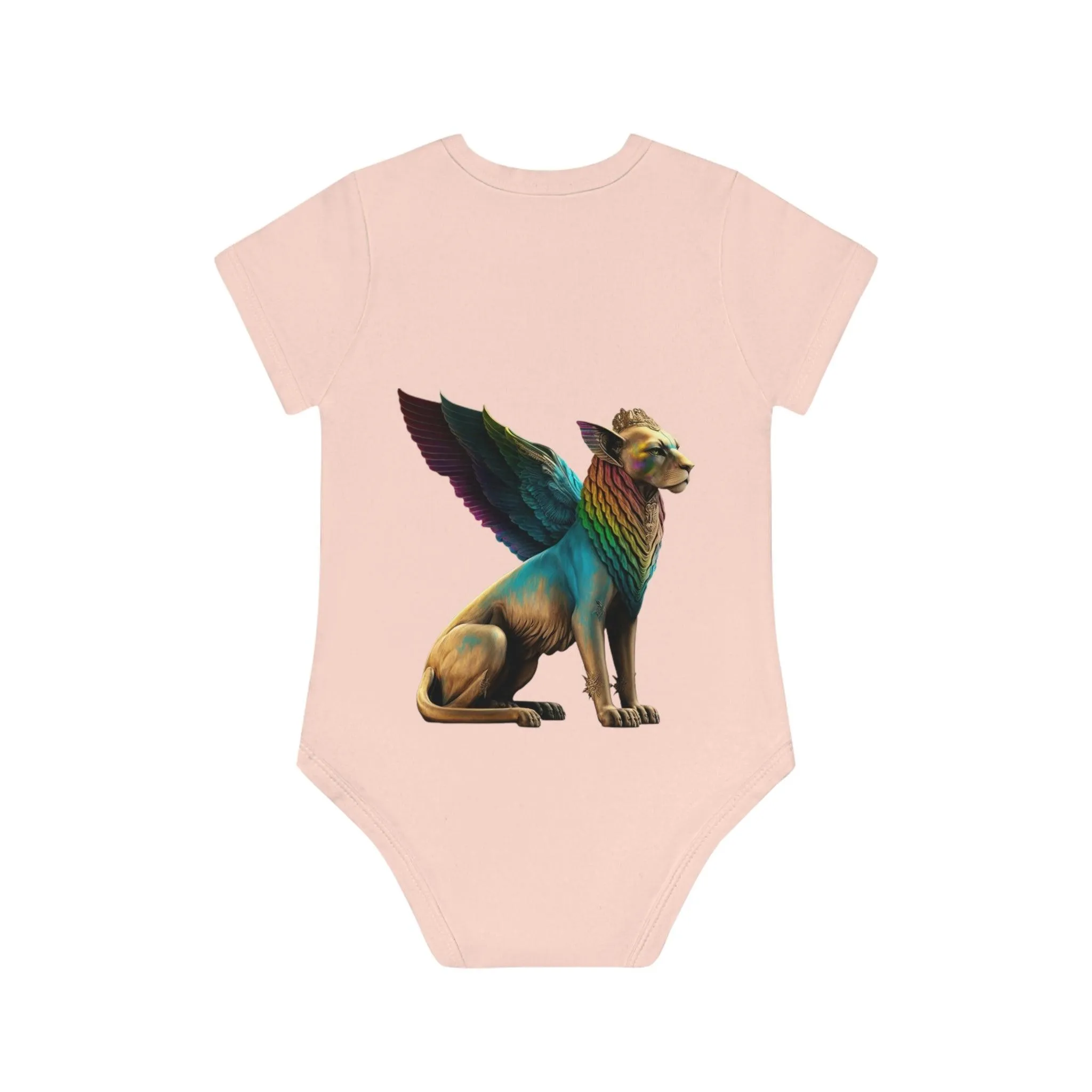 ,,SPHINX" Baby Organic Short Sleeve Bodysuit