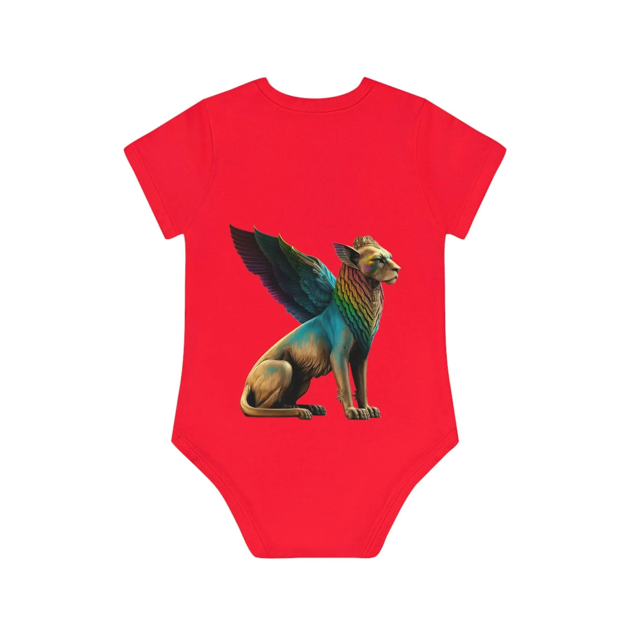 ,,SPHINX" Baby Organic Short Sleeve Bodysuit