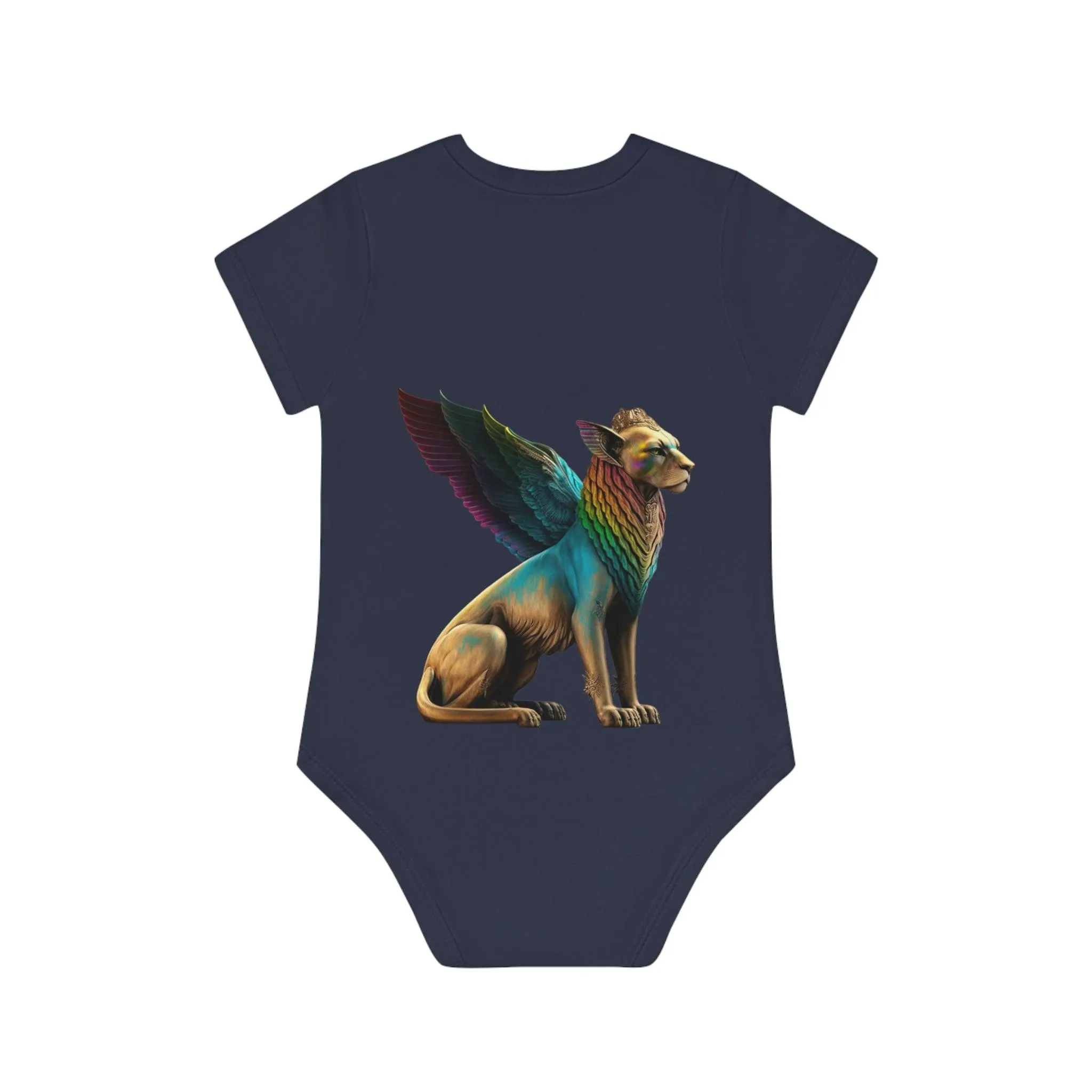 ,,SPHINX" Baby Organic Short Sleeve Bodysuit