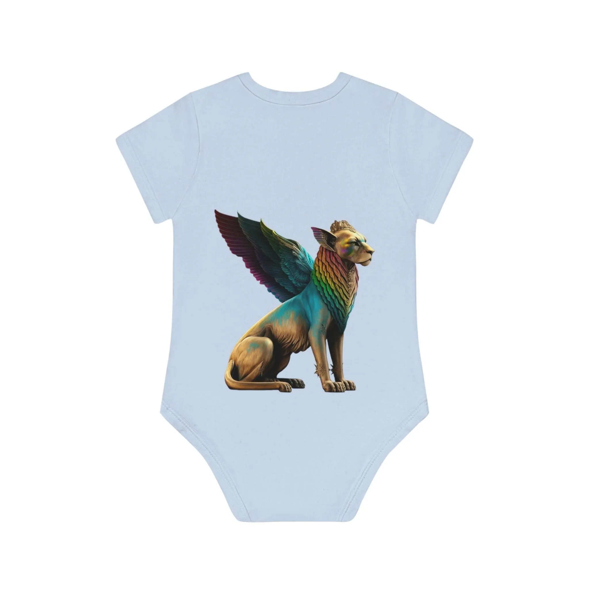 ,,SPHINX" Baby Organic Short Sleeve Bodysuit