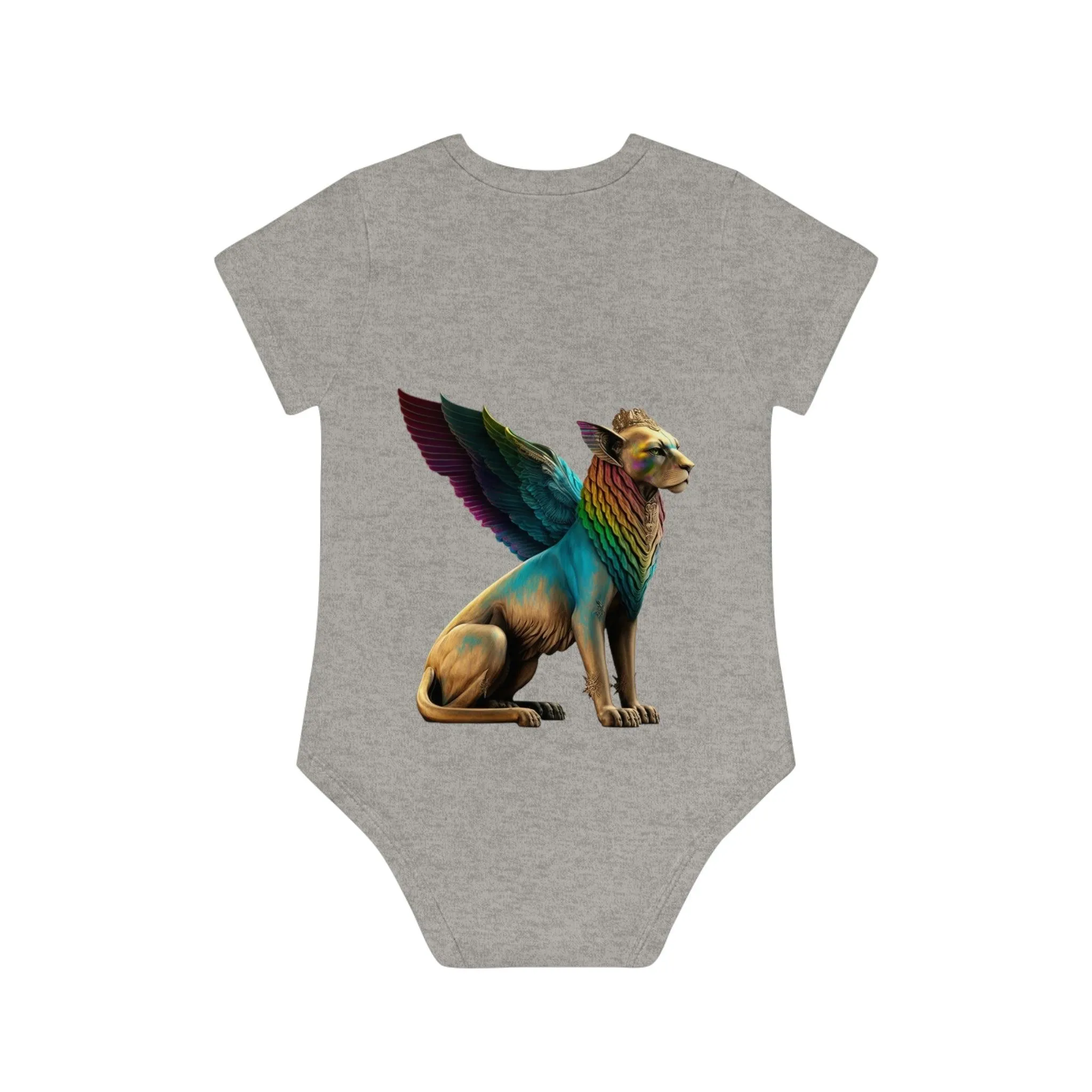 ,,SPHINX" Baby Organic Short Sleeve Bodysuit