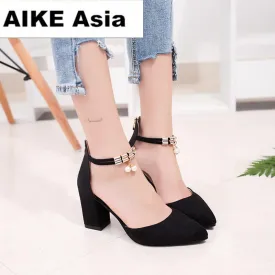 Summer Women Shoes Pointed Toe Pumps  Dress Shoes High Heels Boat Shoes Wedding Shoes tenis  feminino