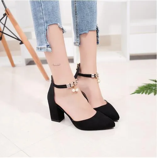 Summer Women Shoes Pointed Toe Pumps  Dress Shoes High Heels Boat Shoes Wedding Shoes tenis  feminino