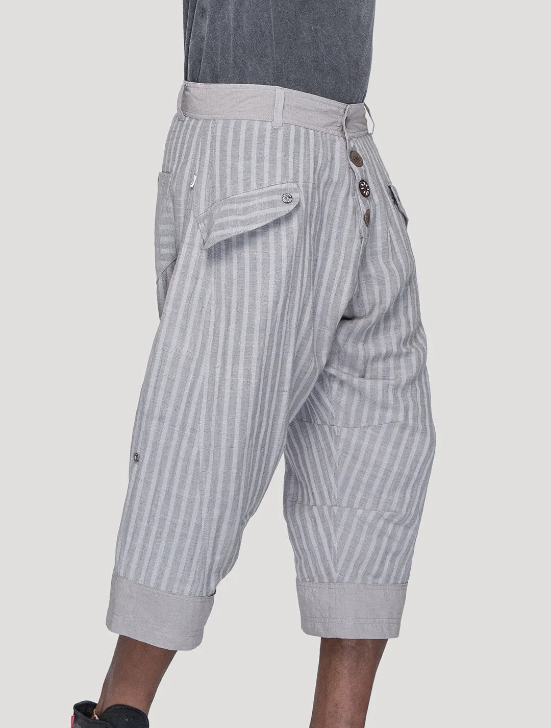 Taiji Striped ¾ Pants