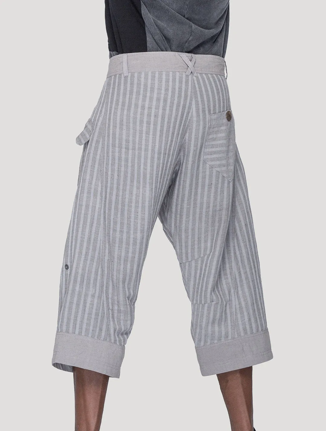 Taiji Striped ¾ Pants