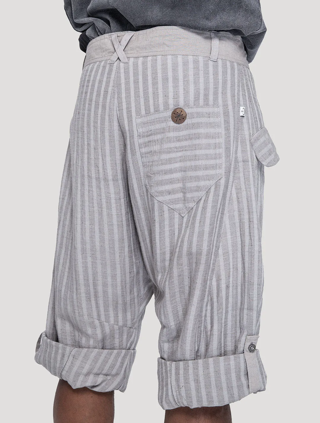 Taiji Striped ¾ Pants