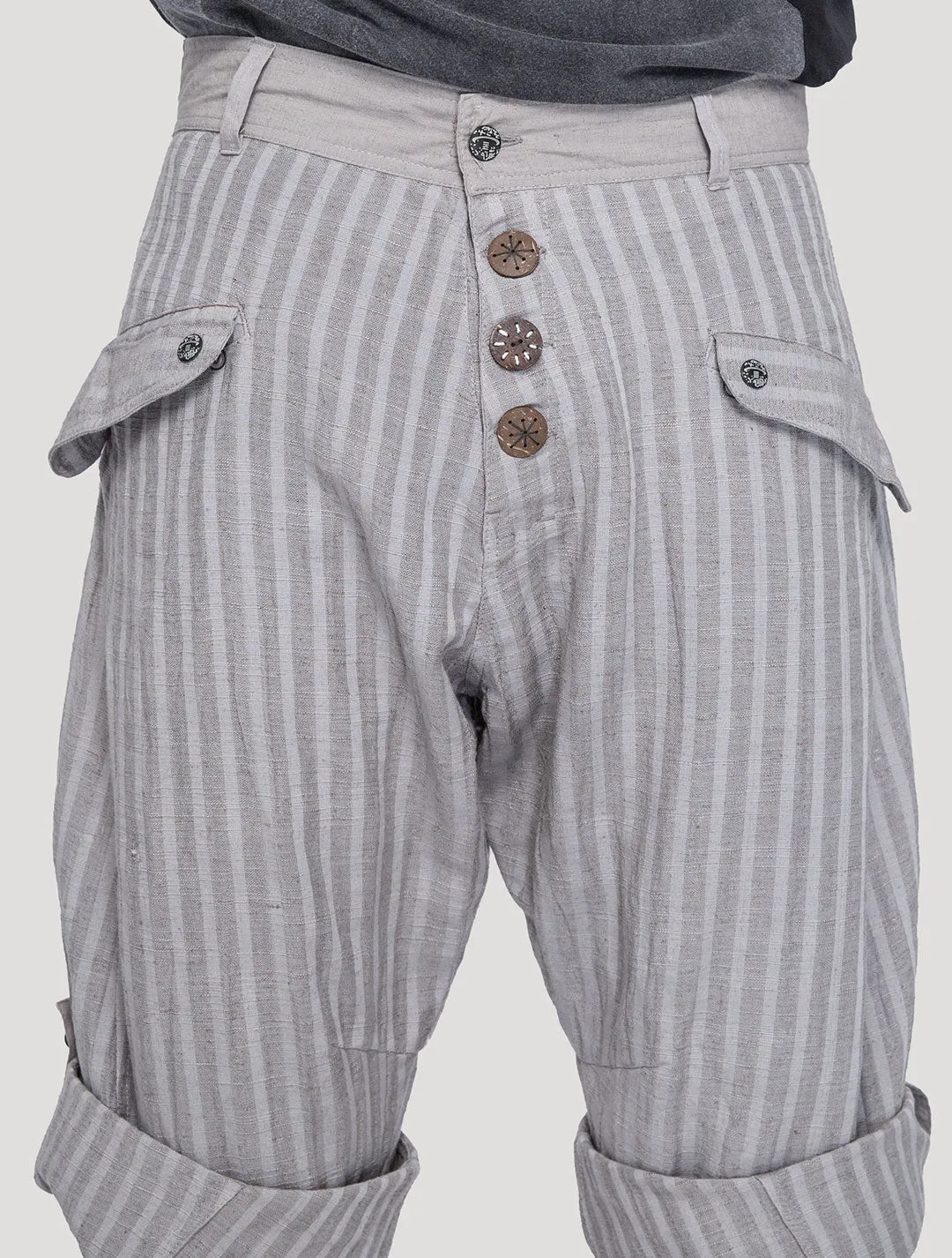 Taiji Striped ¾ Pants