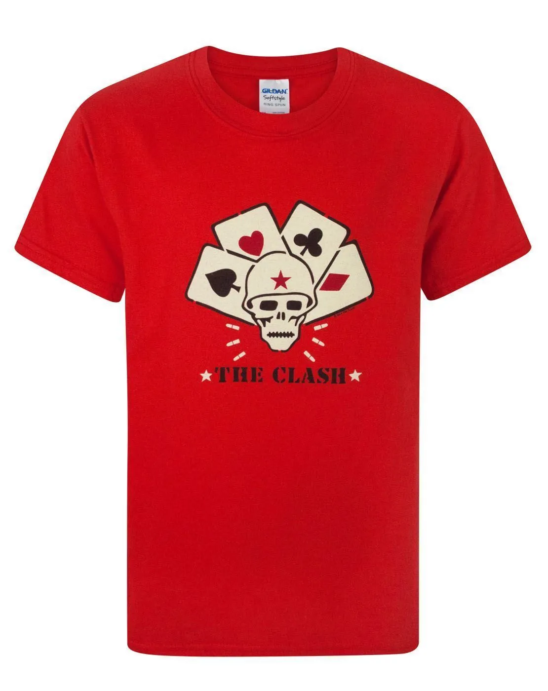 The Clash Boys Red Short Sleeved T-Shirt