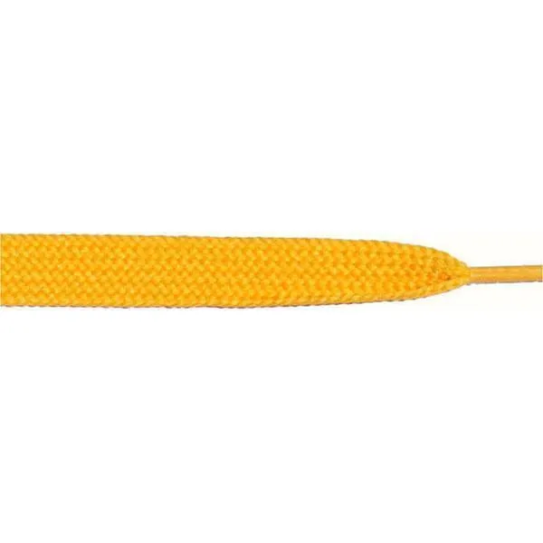 Thick Flat 3/4" - Gold (12 Pair Pack) Shoelaces