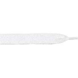 Thick Flat 3/4" - White (12 Pair Pack) Shoelaces