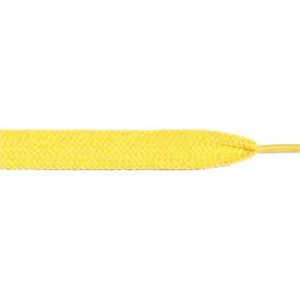 Thick Flat 3/4" - Yellow (12 Pair Pack) Shoelaces