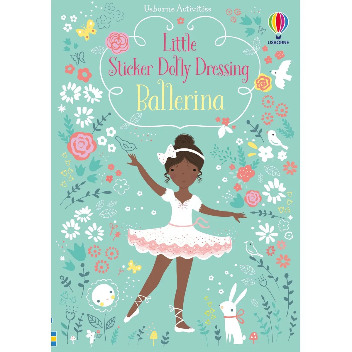 Usborne sticker book little dolly dressing ballerina