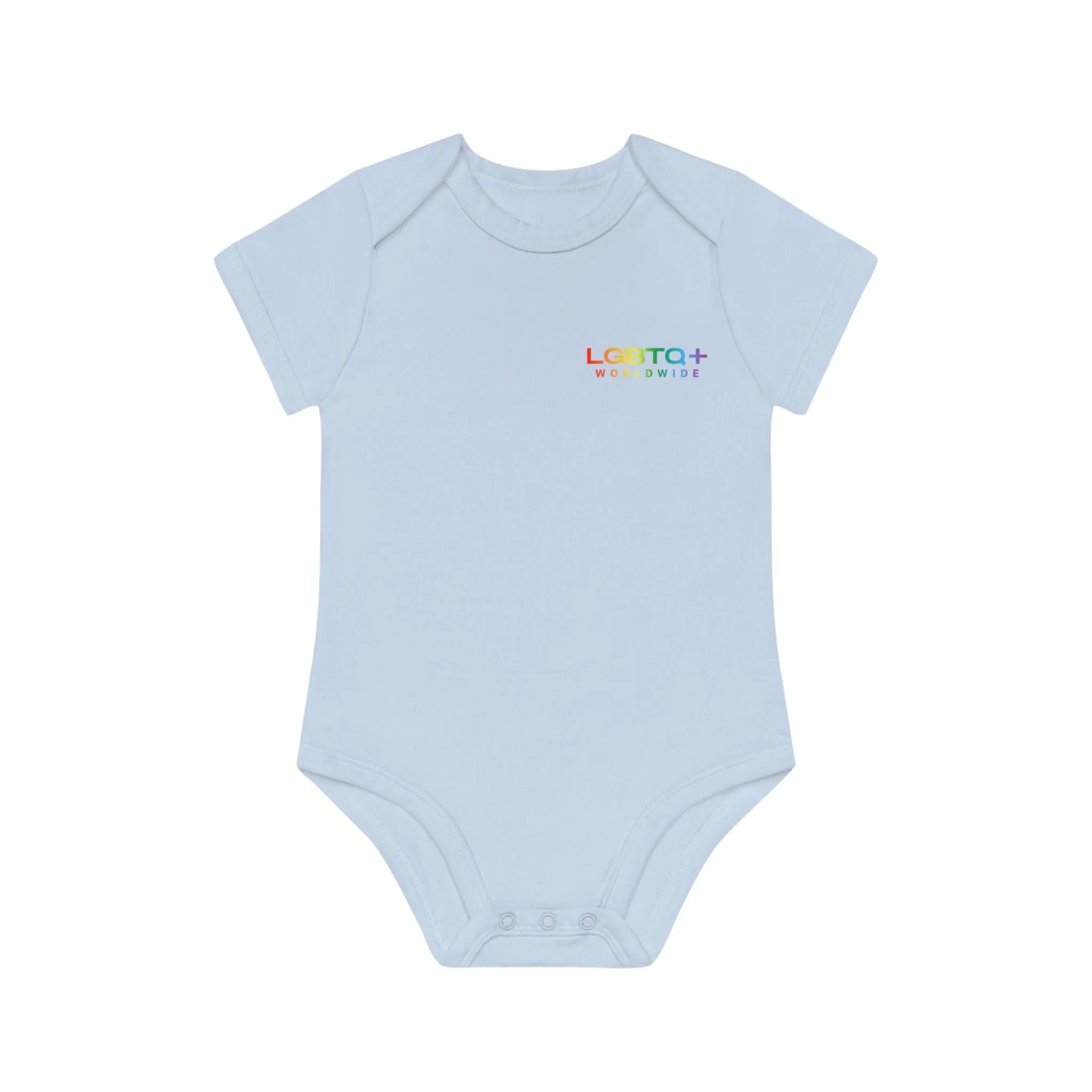 ,,WHALE" Baby Organic Short Sleeve Bodysuit