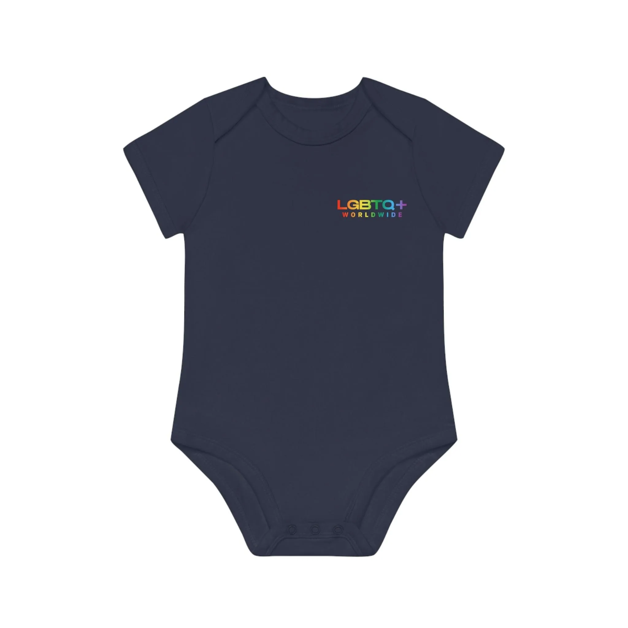 ,,WHALE" Baby Organic Short Sleeve Bodysuit