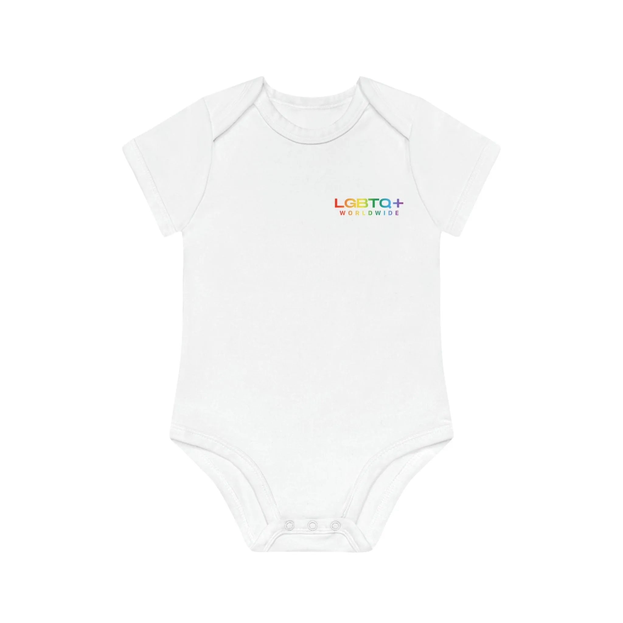 ,,WHALE" Baby Organic Short Sleeve Bodysuit