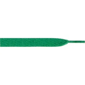 Wholesale Skateboard Flat 1/2" - Green (12 Pair Pack) Shoelaces