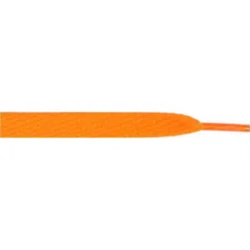 Wholesale Skateboard Flat 1/2" - Neon Orange (12 Pair Pack) Shoelaces