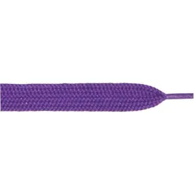 Wholesale Thick Flat 3/4" - Purple (12 Pair Pack) Shoelaces