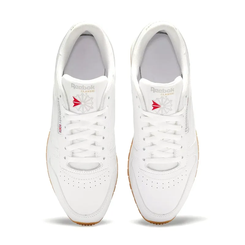 Women's Classic White Leather White/Gum