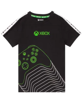 XBOX Controller Boys Gaming T-Shirt Black