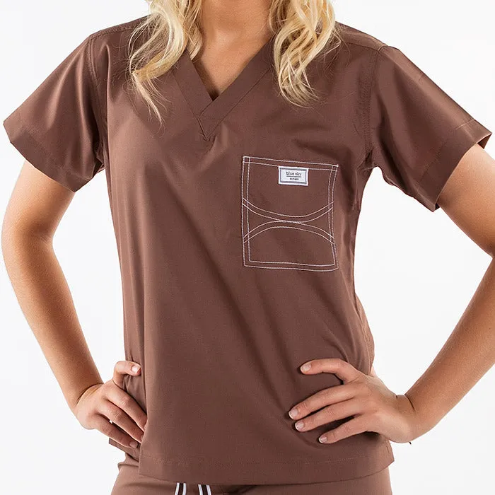 XXS Womens Long Shelby Scrub Tops